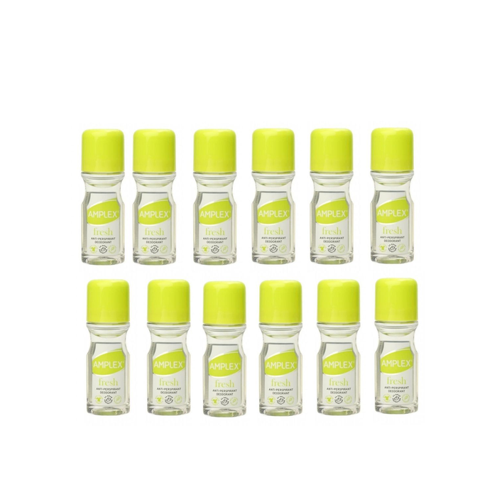 Amplex Fresh Anti-Perspirant Deodorant Roll On 50ml - Pack of 12