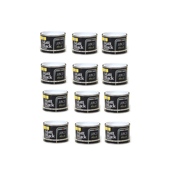 151 Coatings High Performance Matt Black Paint 180ML - Pack of 12