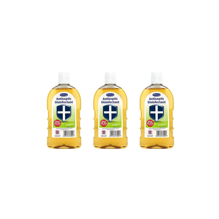 Dr Johnsons Antiseptic Disinfectant Original 500ml - Pack of 3