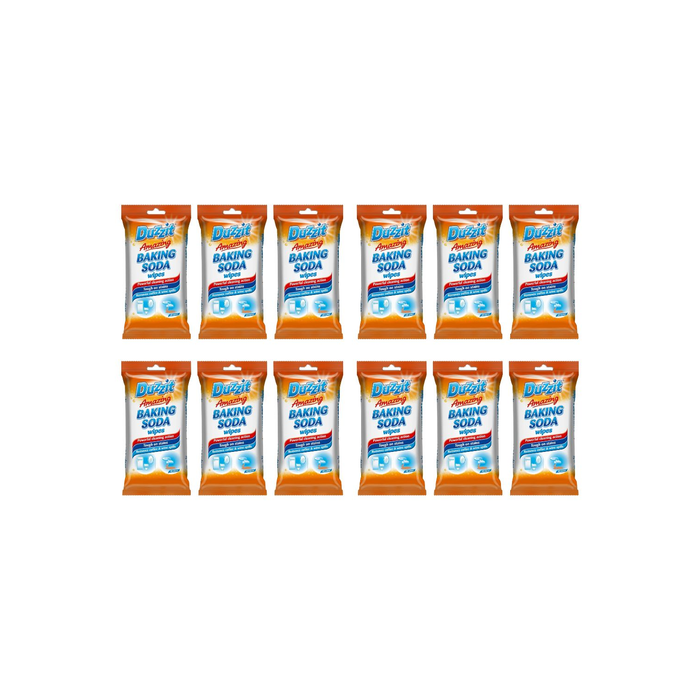 Duzzit Amazing Baking Soda Wipes 40 Counts - Pack of 12