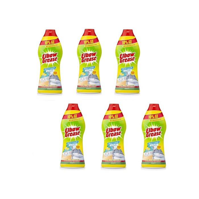 Elbow Grease Cream Cleaner with Micro Crystals 550ml - Pack of 6