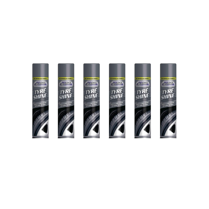 Car-Pride Tyre Shine Spray Long-Lasting Formula 300ml - Pack of 6