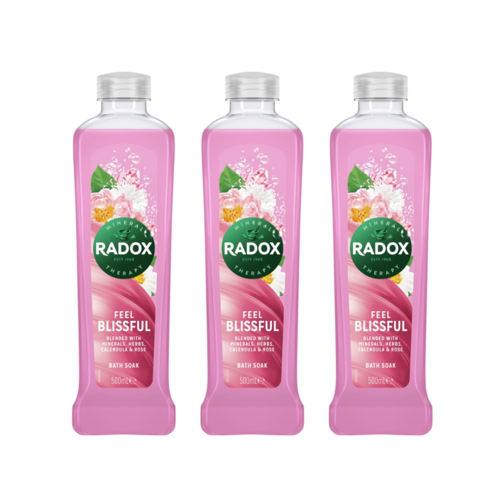 Radox Feel Blissful Bath Soak 500ml - Pack of 3