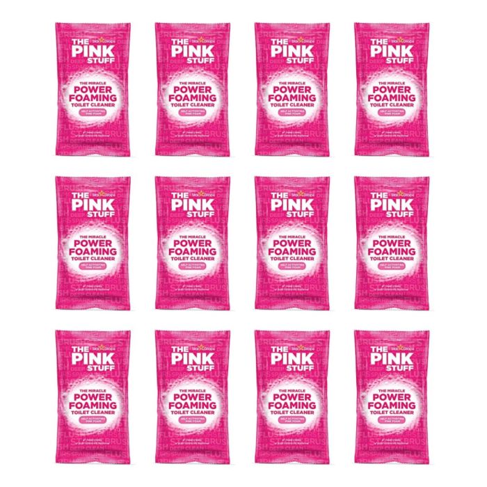 The Pink Stuff Foaming Toilet Cleaner - Pack of 12