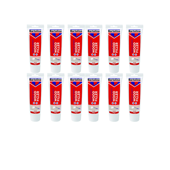 Bartoline Ready Mixed Wood Filler Tube White 330g