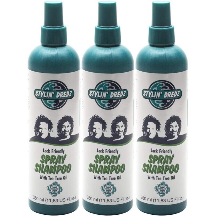 Stylin' Dredz Spray Shampoo with Tea Tree Oil 350ml - Pack of 3