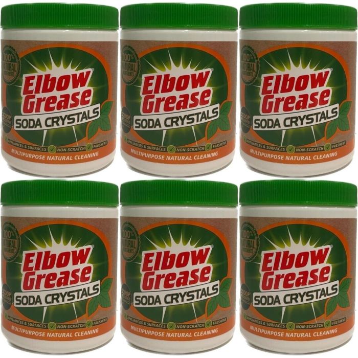 Elbow Grease Soda Crystals 500g - Pack of 6