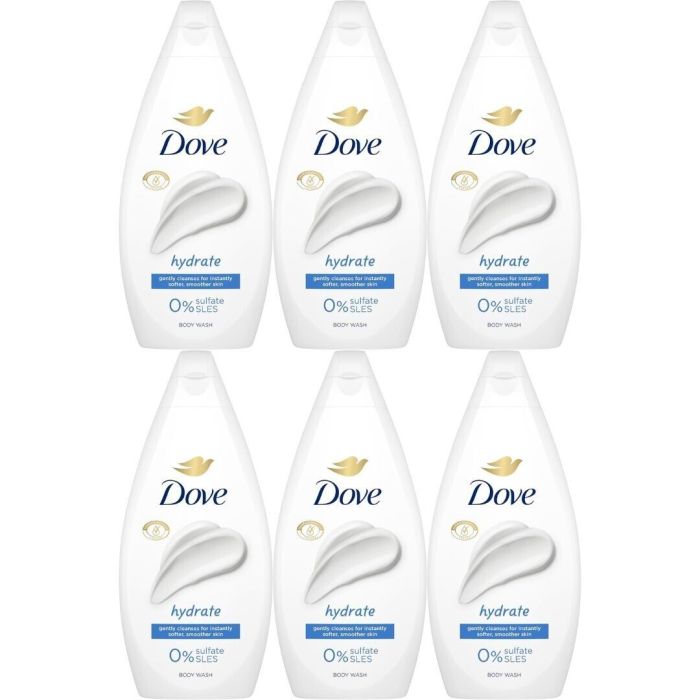 Dove Body Wash Hydrate 450ml - Pack of 6