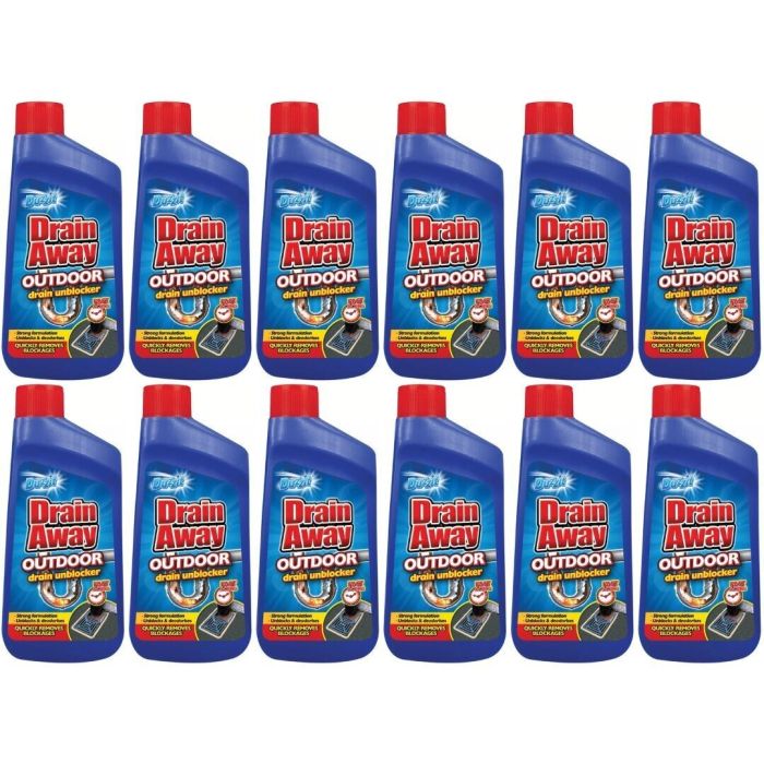 Duzzit Drain Unblocker Drain Away Outdoor 400ml - Pack of 12