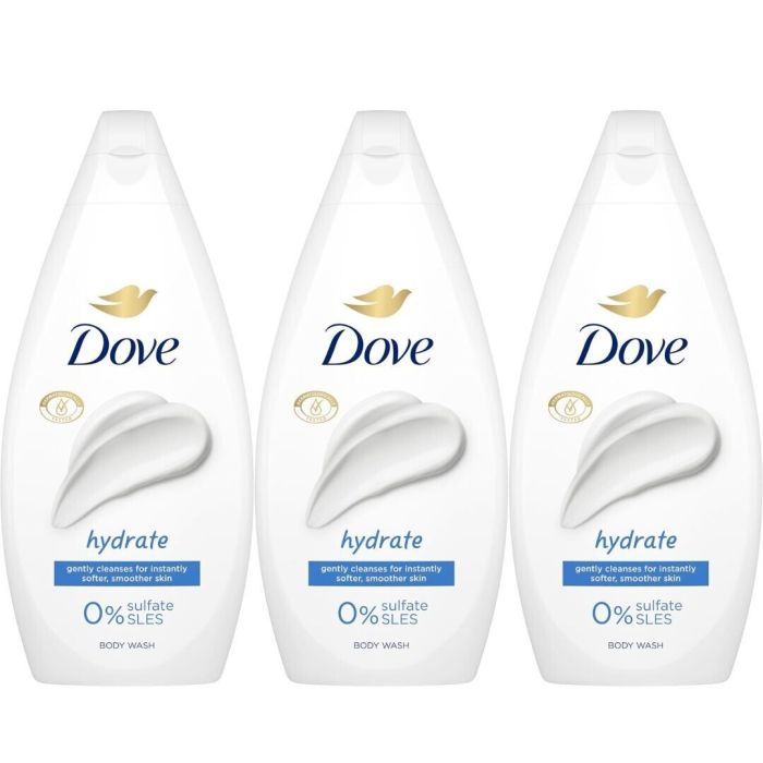 Dove Body Wash Hydrate 450ml - Pack of 3