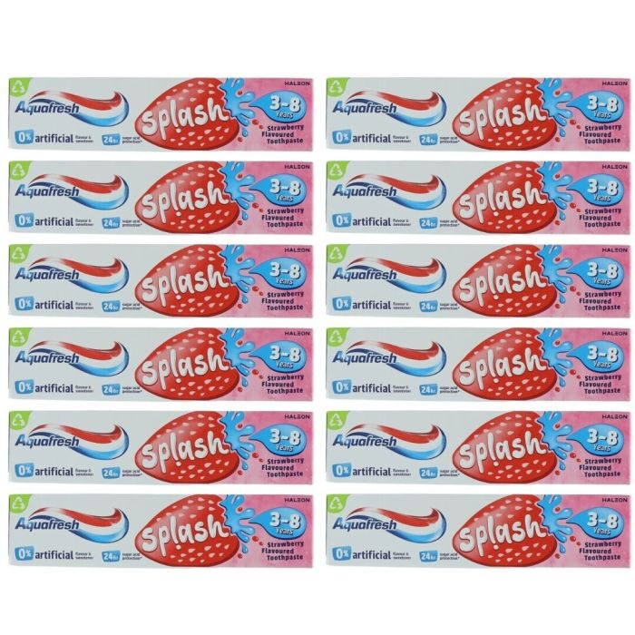 Aquafresh Splash Strawberry Toothpaste 3-8 Years 50ml