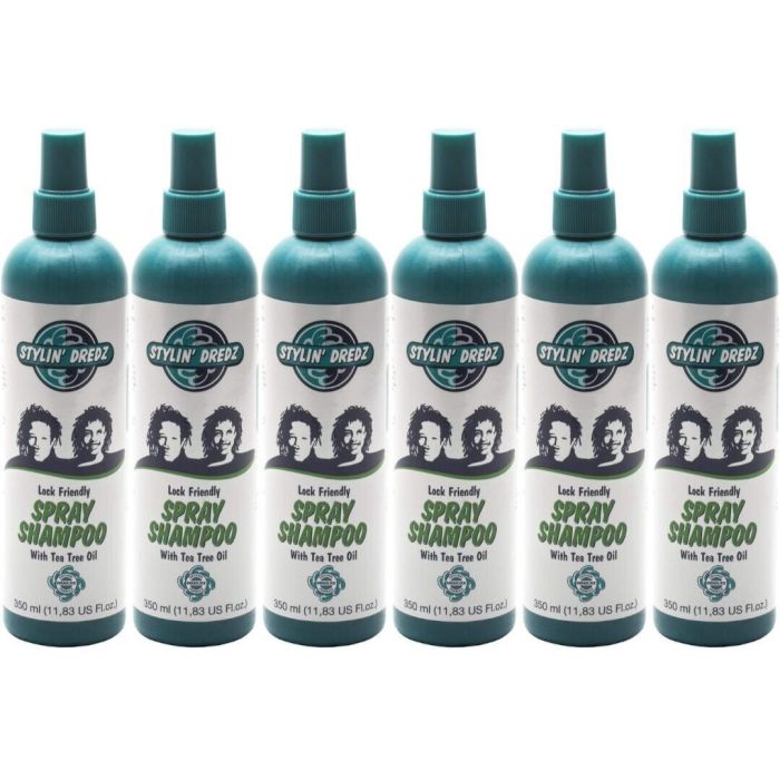 Stylin' Dredz Spray Shampoo with Tea Tree Oil 350ml - Pack of 6