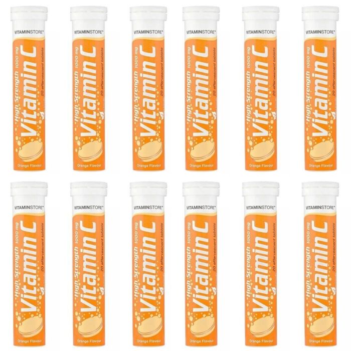 Vitamin Store Effervescent Vitamin C Tabs - Pack of 12