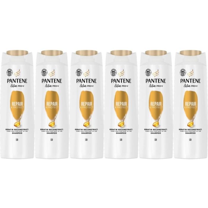 Pantene Active Pro-V Shampoo Repair & Protect 500ml - Pack of 6