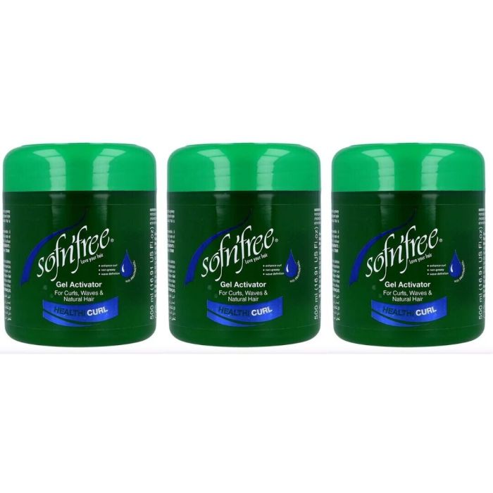 Sofn'Free Curl Activator Gel 500ml - Pack of 3