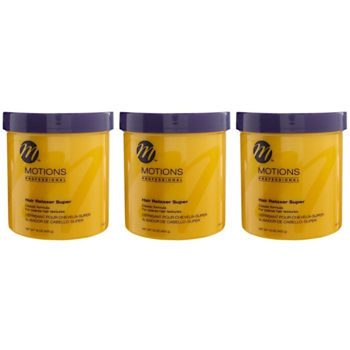 Motions Professional Hair Relaxer Super 425g - Pack of 3
