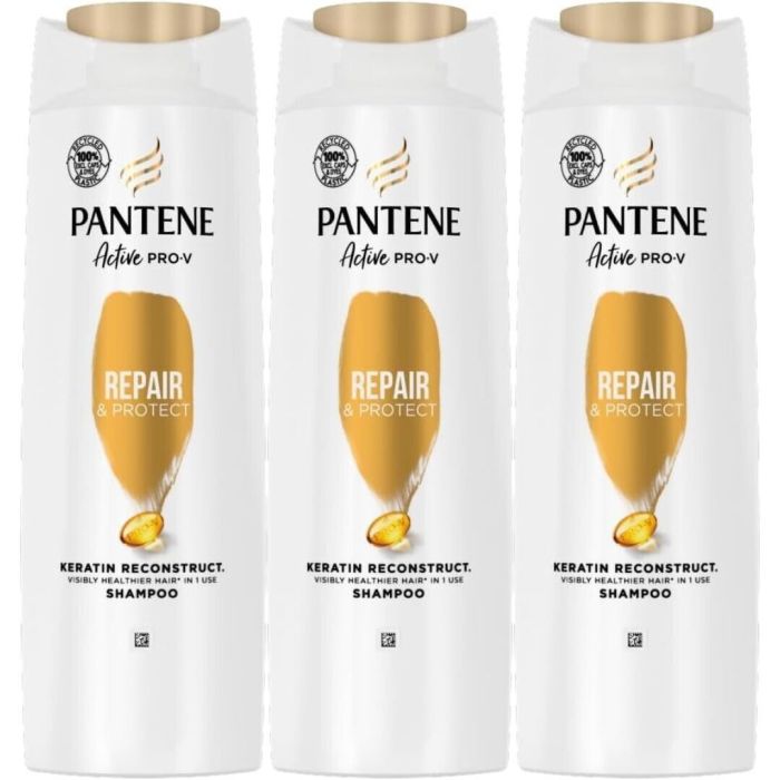 Pantene Active Pro-V Shampoo Repair & Protect 500ml - Pack of 3
