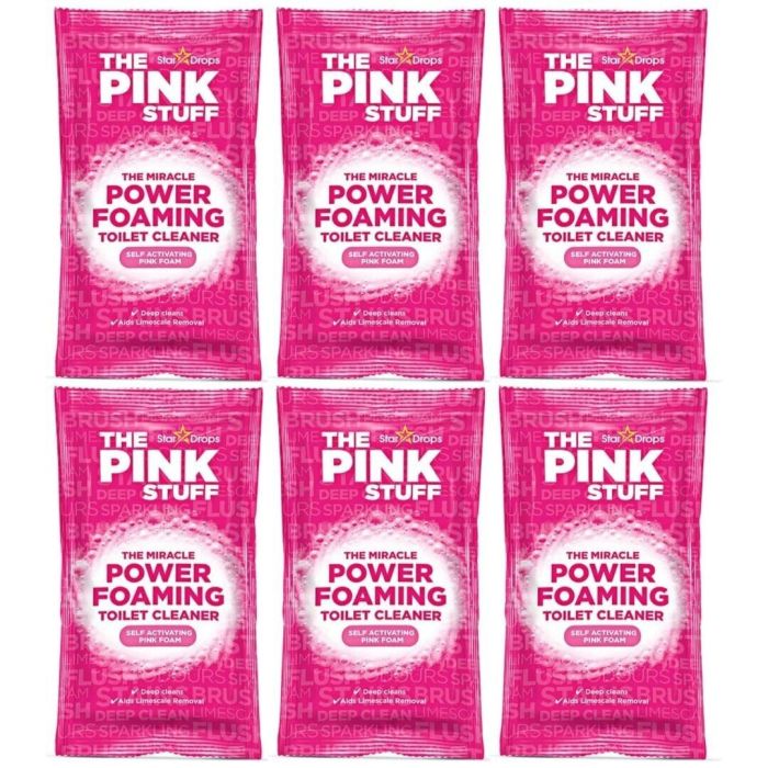 The Pink Stuff Foaming Toilet Cleaner - Pack of 6