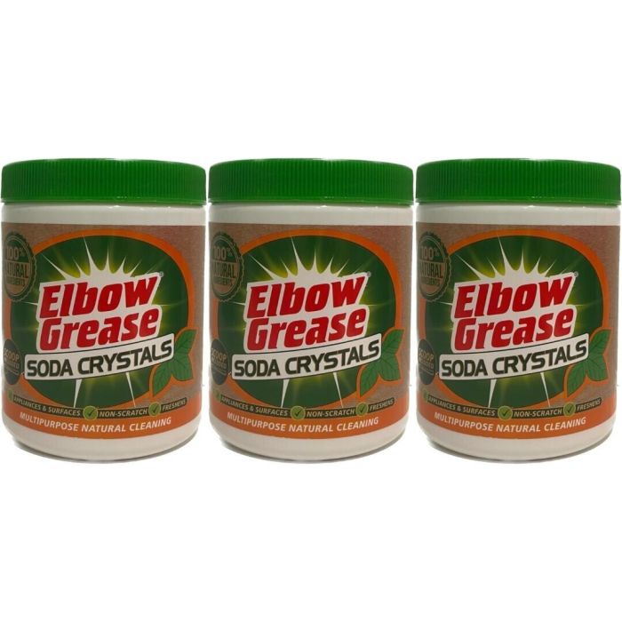 Elbow Grease Soda Crystals 500g - Pack of 3