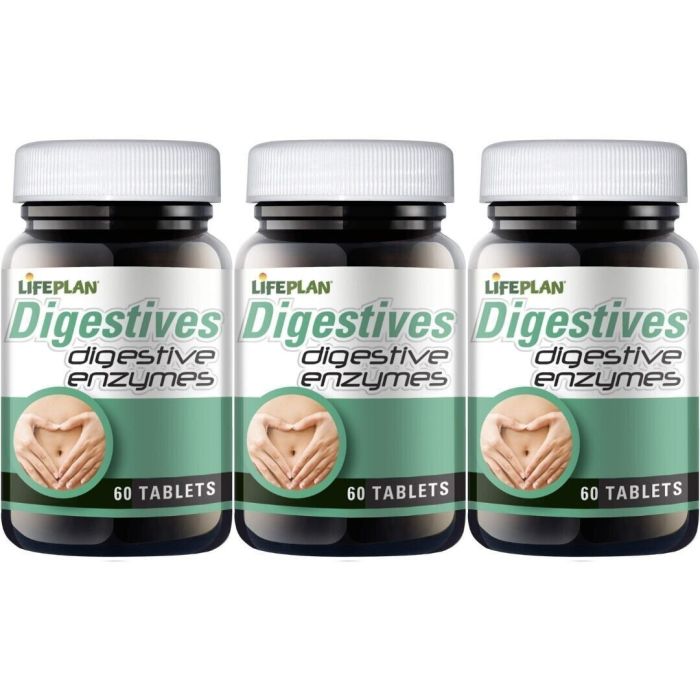 Lifeplan Digestive Enzymes 60 Tablets - Pack of 3