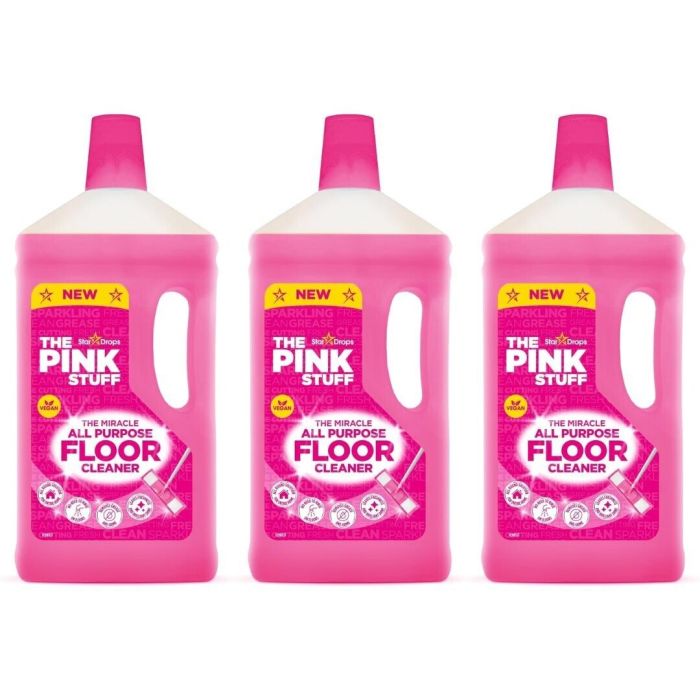 The Pink Stuff  All Purpose Floor Cleaner 1L - Pack of 3