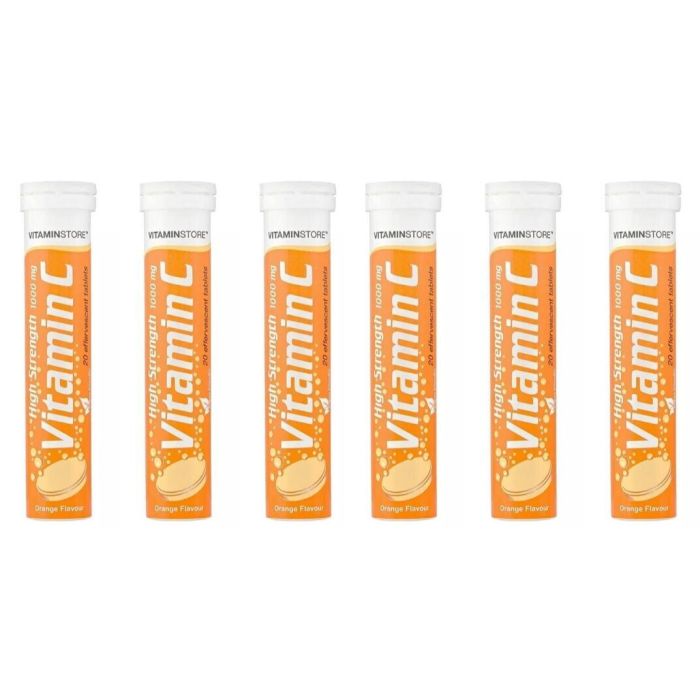 Vitamin Store Effervescent Vitamin C Tabs - Pack of 6