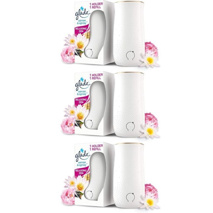 Glade Sense and Spray Holder and Refill Relaxing Zen air freshener 18ml
