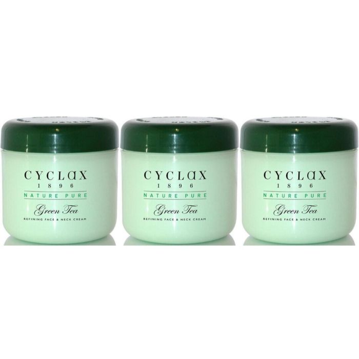 Cyclax Nature Pure Face & Neck Cream Green Tea 100ml - Pack of 3