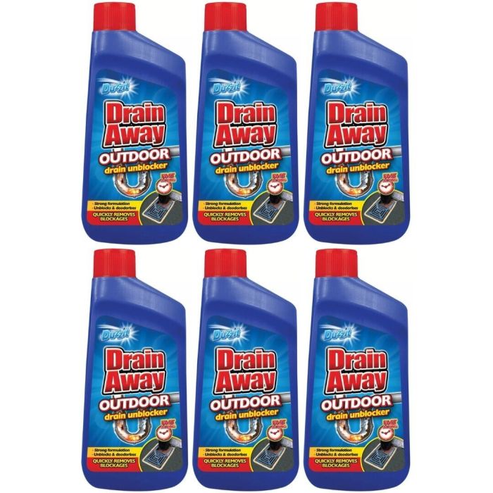 Duzzit Drain Unblocker Drain Away Outdoor 400ml - Pack of 6