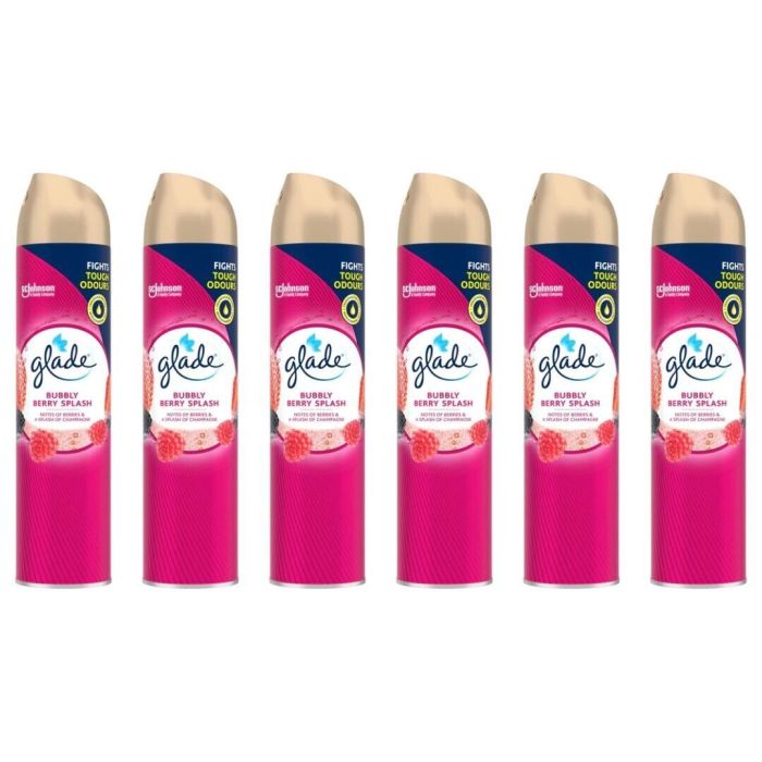 Glade Bubbly Berry Splash aerosol room spray 300ml strawberry blackberry champagne
