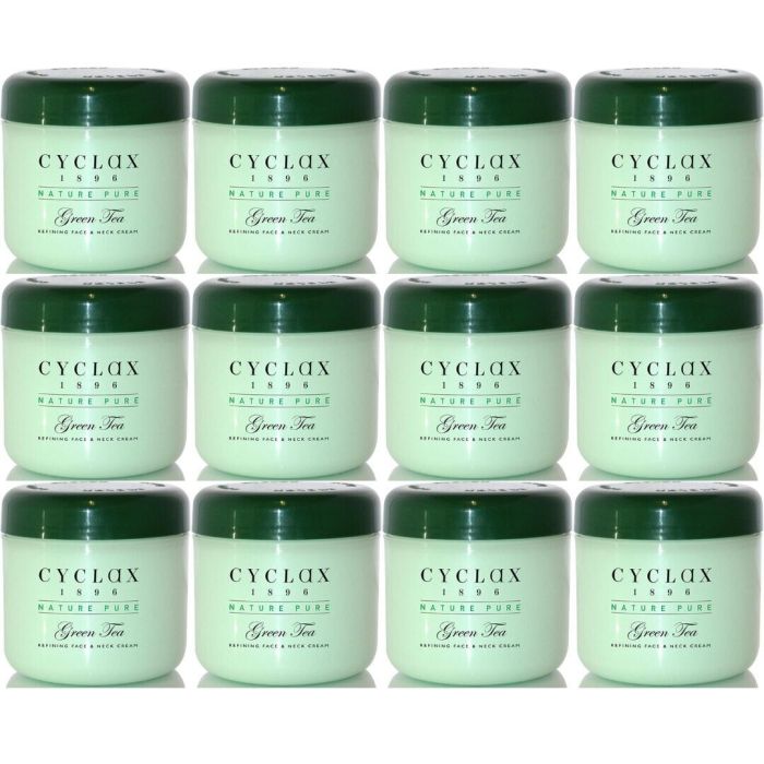 Cyclax Nature Pure Face & Neck Cream Green Tea 100ml - Pack of 12