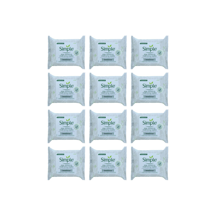 Simple Regeneration Age-Resisting Wipes 25 Pieces - Pack of 12