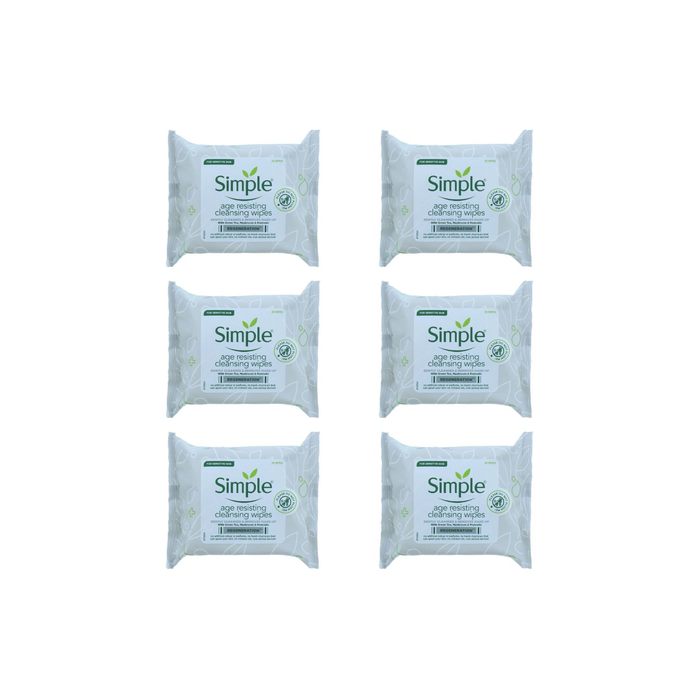 Simple Regeneration Age-Resisting Wipes 25 Pieces - Pack of 6