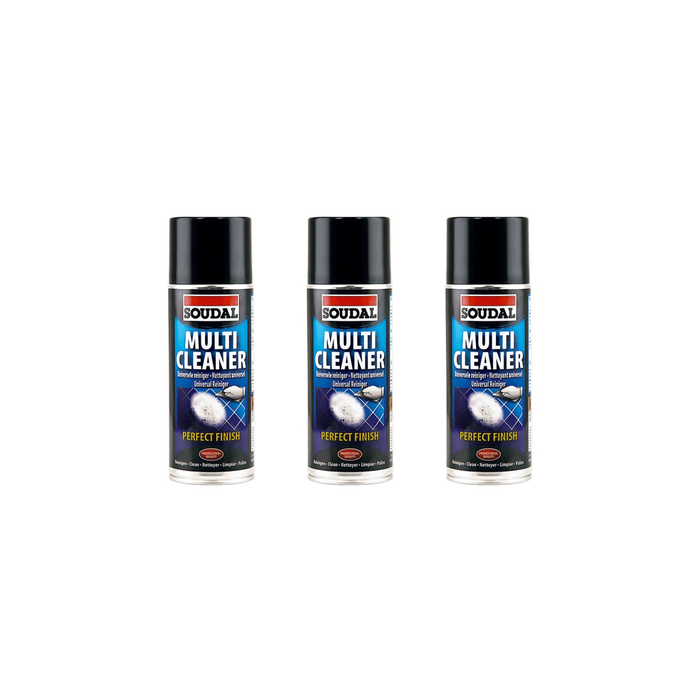 Soudal Multi Cleaner Spray 400ml - Pack of 3