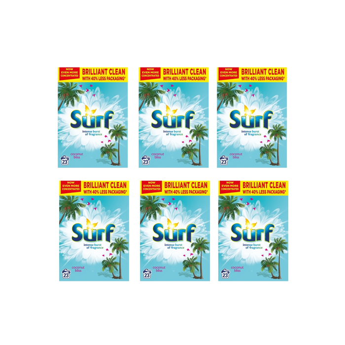 SURF Powder Coconut Bliss 23 washes - Pack of 6
