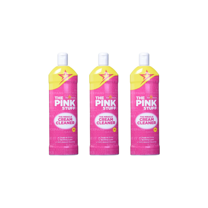 Stardrops The Pink Stuff Miracle Cream Cleaner 500ml - Pack of 3
