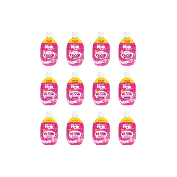 THE PINK STUFF The Miracle Direct to Floor Cleaner Squirt & Mop 750 ml - Pack of 12