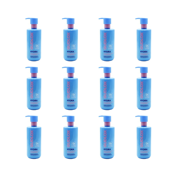 Gudlox Hydra Hyaluronic Acid Sulphate Free Shampoo 400ml - Pack of 12
