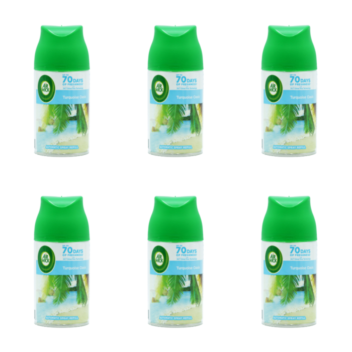 Air Wick Automatic Spray Refill Turquoise Oasis 250ml - Pack of 6