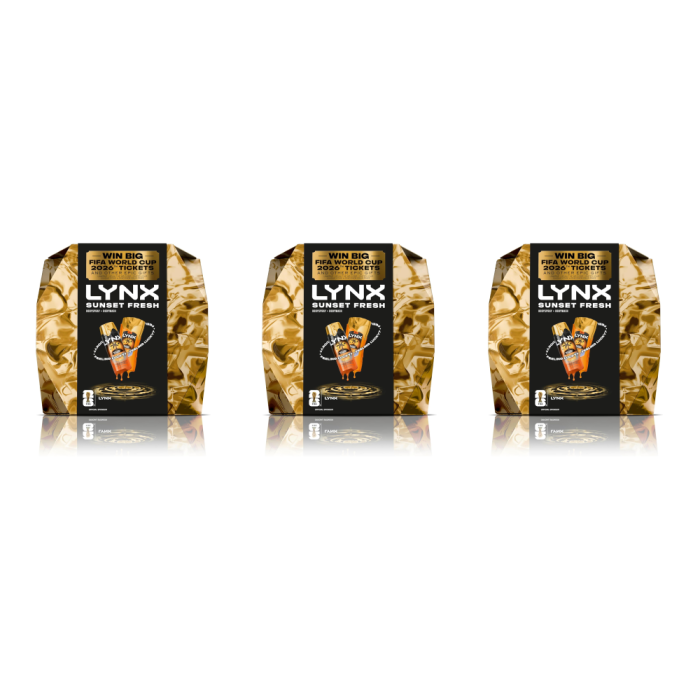 Lynx Sunset Fresh Bodywash & Bodyspray Gift Set & Chance To Win Ticket FIFA 2026 - Pack of 3