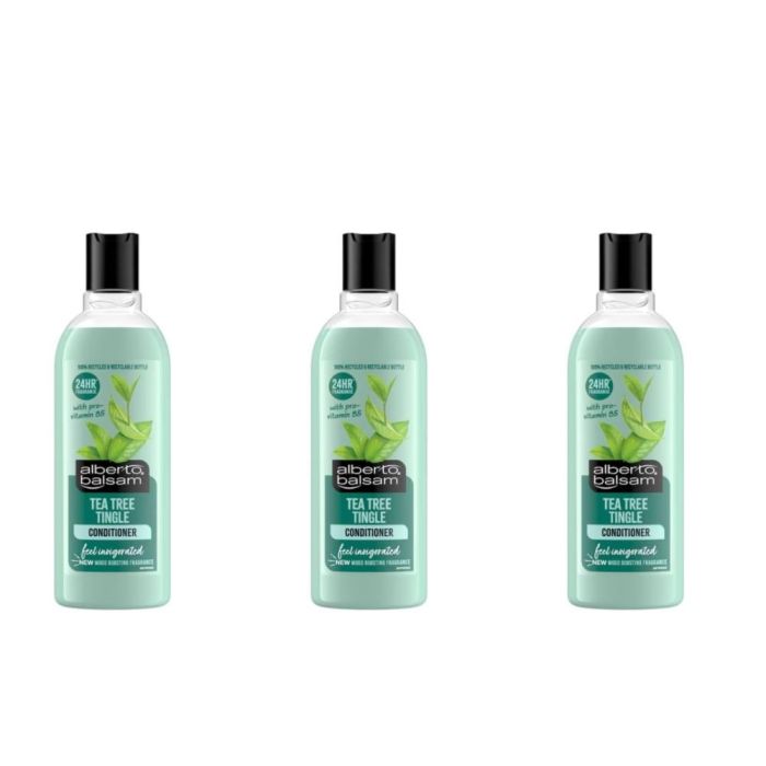 Alberto Balsam Tea Tree Conditioner 300ml - Pack of 3