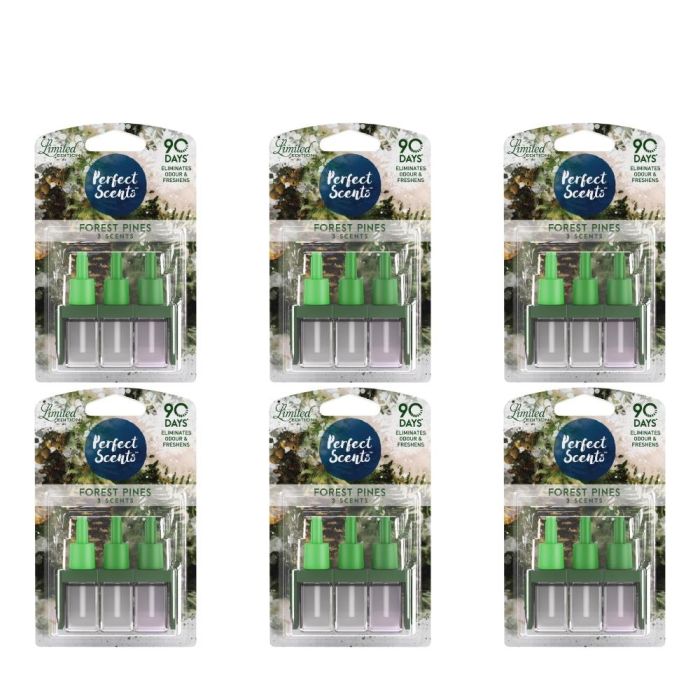 Perfect Scents Forest Pines Air Freshener 3 Refill 20ml Per Pack - Pack of 6