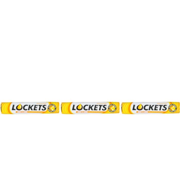 Lockets Honey & Lemon Lozenges 41g - Pack of 3