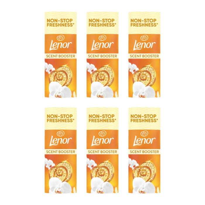 Lenor Gold Orchid In-Wash Scent Booster Beads 155g - Pack of 6
