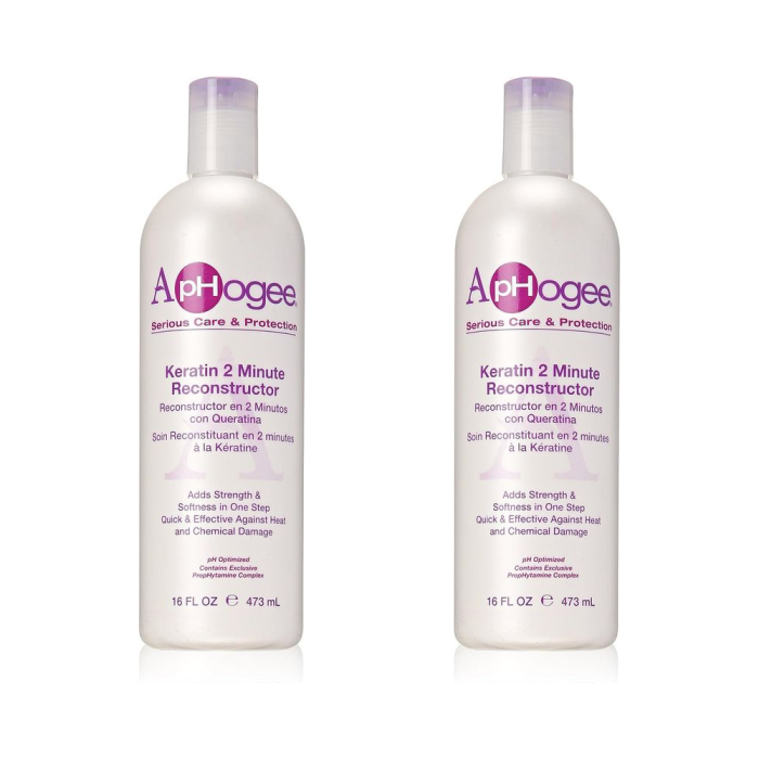 Aphogee Keratin 2 Minute Hair Reconstructor 473ml - Pack of 2