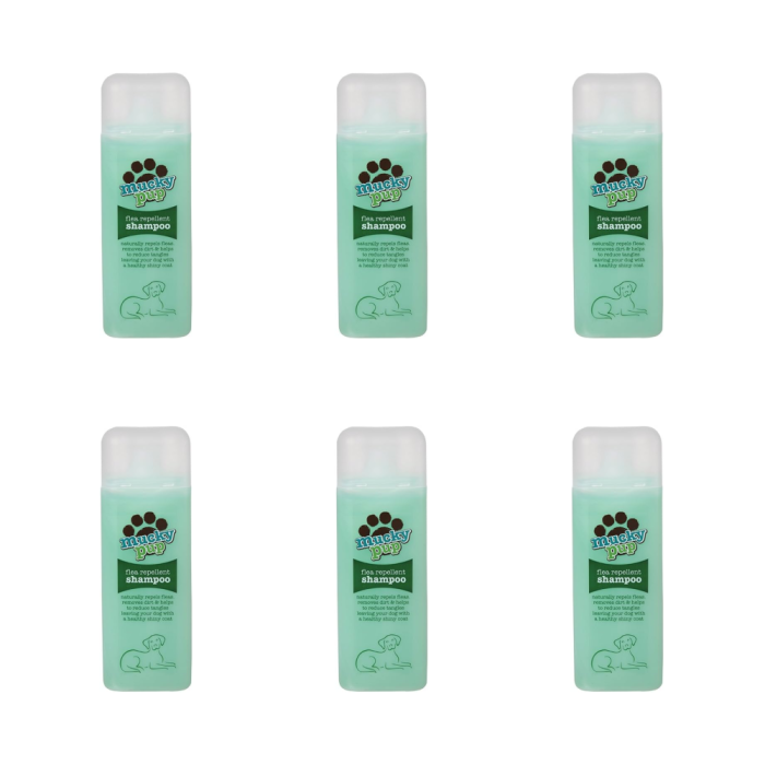 Mucky Pup Flea Repellent Dog Shampoo 475ml - Pack of 6