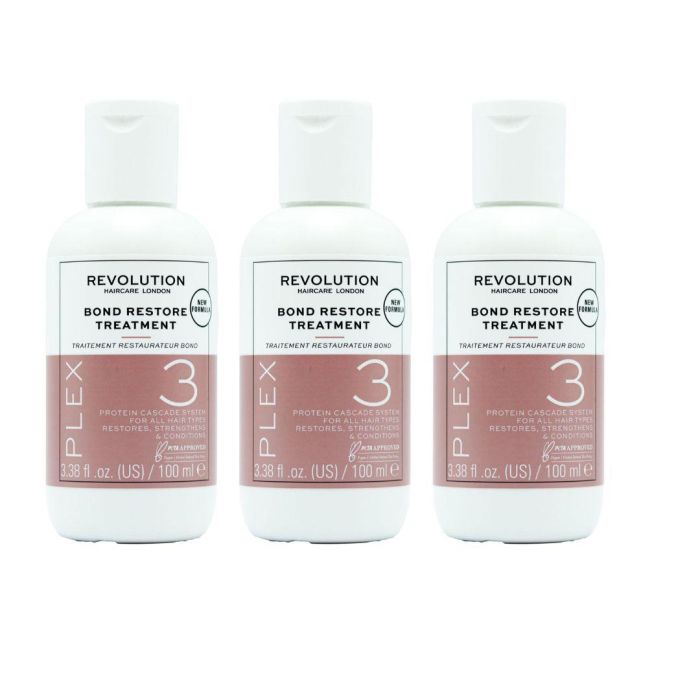 Revolution Bond Restore Plex 3 Hair Treatment 100ml - Pack of 3