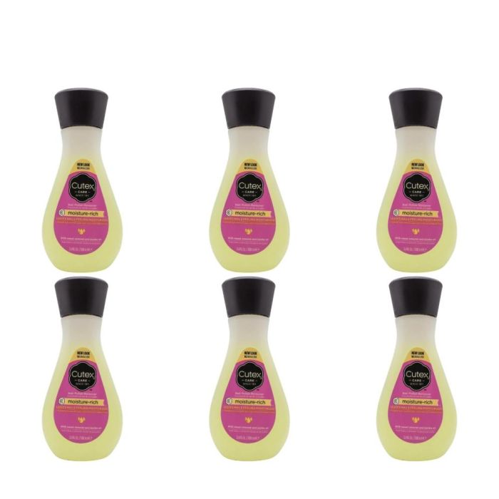 Cutex Moisture Rich Nail Polish Remover 100ml - Pack of 6