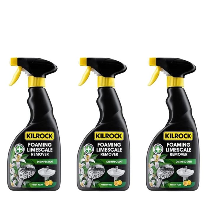 Kilrock Fresh Yuzu Foaming Limescale Remover 500ml - Pack of 3