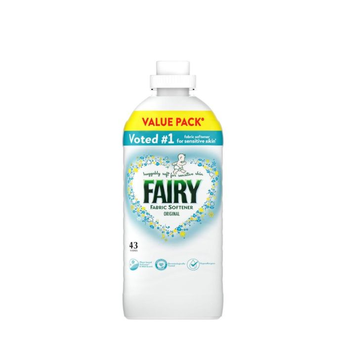 Fairy Original Fabric Softener for Sensitive Skin 43 Washes